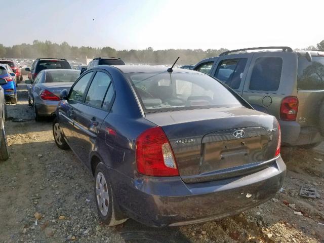 KMHCN46C97U108381 - 2007 HYUNDAI ACCENT GLS GRAY photo 3