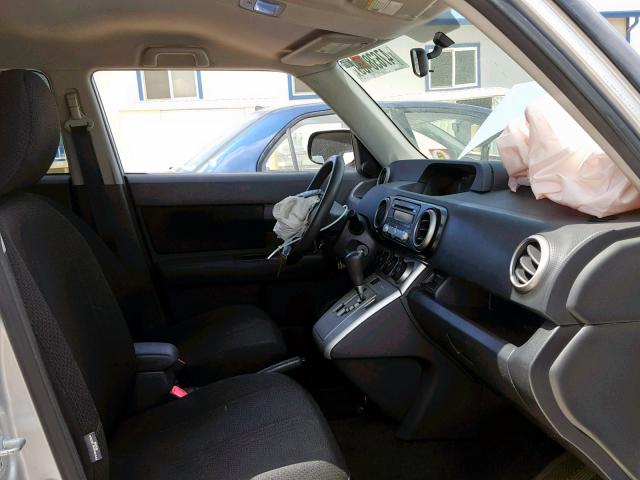 JTLKE50E681025420 - 2008 TOYOTA SCION XB ვერცხლისფერი ფოტო 5