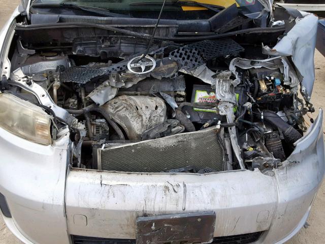 JTLKE50E681025420 - 2008 TOYOTA SCION XB ვერცხლისფერი ფოტო 7