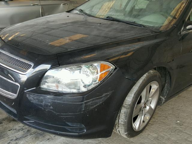 1G1ZA5E00CF238127 - 2012 CHEVROLET MALIBU LS შავი ფოტო 9