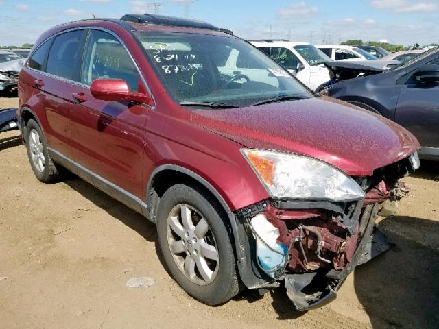 5J6RE48709L048007 - 2009 HONDA CR-V EXL MAROON photo 1