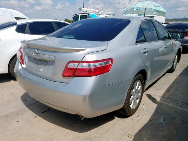 4T1BE46K67U152020 - 2007 TOYOTA CAMRY NEW SILVER photo 4