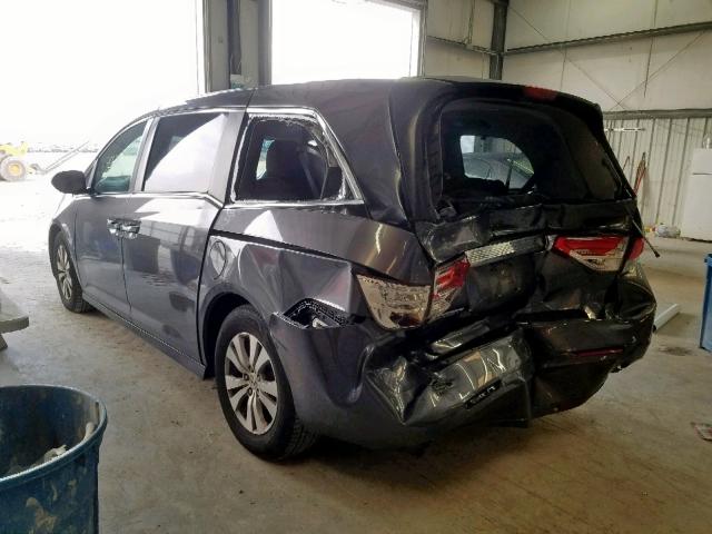 5FNRL5H64FB013591 - 2015 HONDA ODYSSEY EX GRAY photo 3