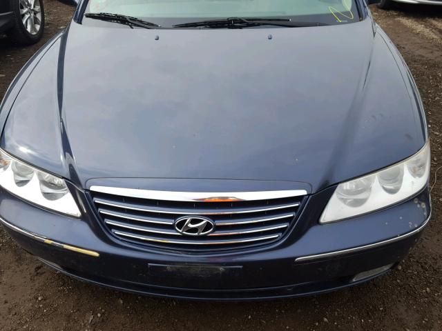 KMHFC46F06A085800 - 2006 HYUNDAI AZERA SE BLUE photo 7