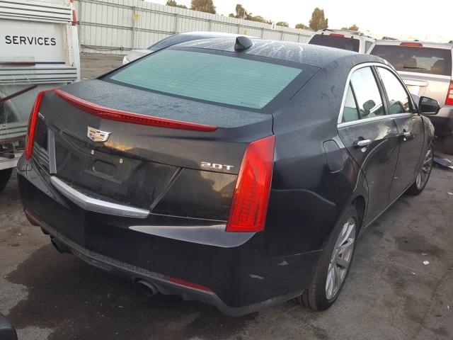 1G6AA5RX0H0125433 - 2017 CADILLAC ATS BLACK photo 4