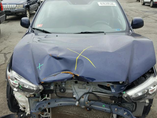 JA4AR4AU3CZ006484 - 2012 MITSUBISHI OUTLANDER BLUE photo 7