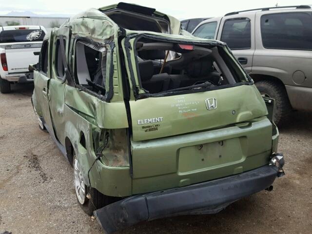 5J6YH28746L013473 - 2006 HONDA ELEMENT EX GREEN photo 3