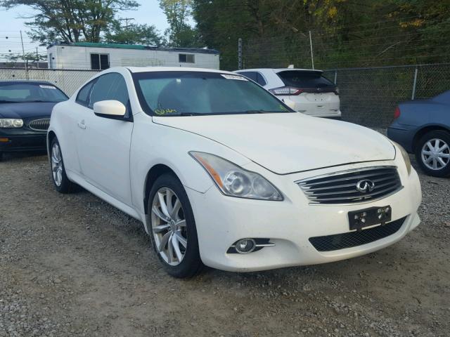 JN1CV6EL6BM260146 - 2011 INFINITI G37 WHITE photo 1