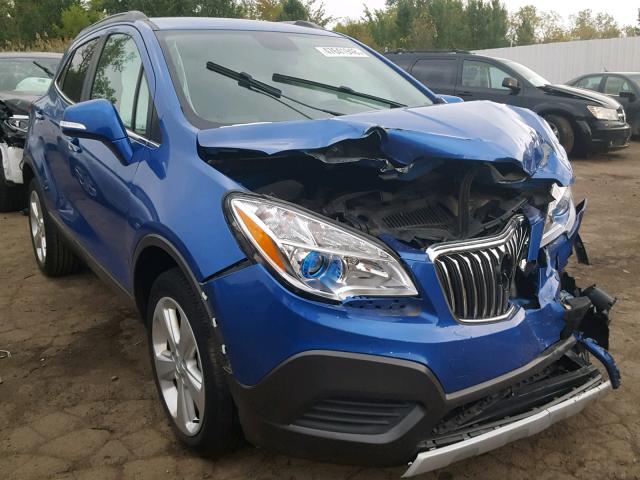 KL4CJASB8FB226311 - 2015 BUICK ENCORE BLUE photo 1