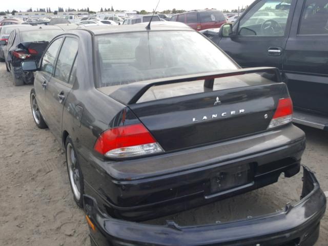 JA3AJ86E82U027069 - 2002 MITSUBISHI LANCER OZ GRAY photo 3