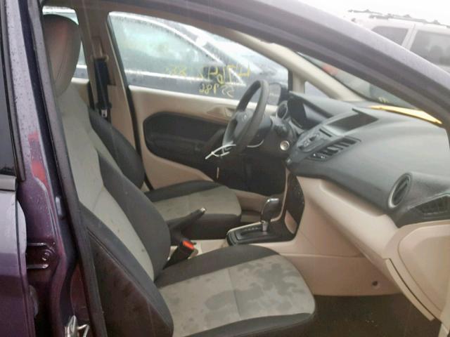 3FADP4AJ7DM224130 - 2013 FORD FIESTA S BLACK photo 5