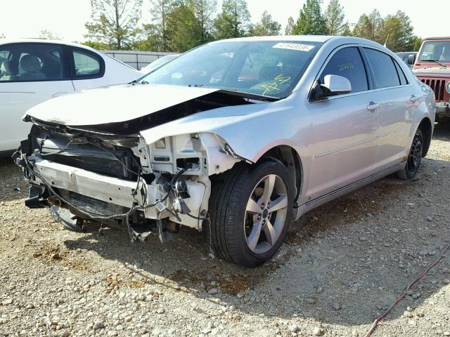 1G1ZJ57BX9F129892 - 2009 CHEVROLET MALIBU 2LT SILVER photo 2