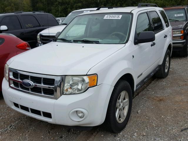 2008 Ford Escape Hev White 1fmcu49h18ka61872 Price History History Of Past Auctions