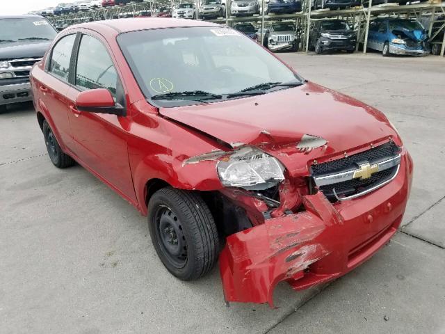 KL1TD5DE6BB215935 - 2011 CHEVROLET AVEO LS RED photo 1