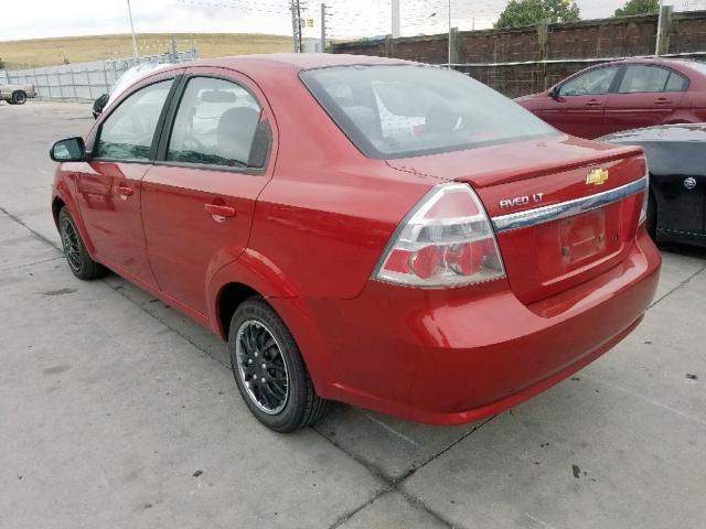 KL1TD5DE6BB215935 - 2011 CHEVROLET AVEO LS RED photo 3