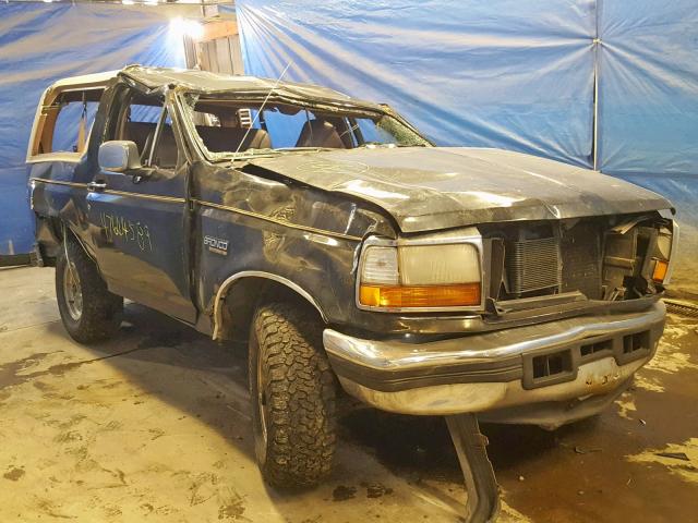 1FMEU15H7SLB29672 - 1995 FORD BRONCO U10 BLUE photo 1