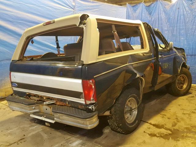 1FMEU15H7SLB29672 - 1995 FORD BRONCO U10 BLUE photo 4