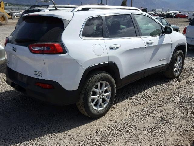 1C4PJMCB1EW142202 - 2014 JEEP CHEROKEE L WHITE photo 4