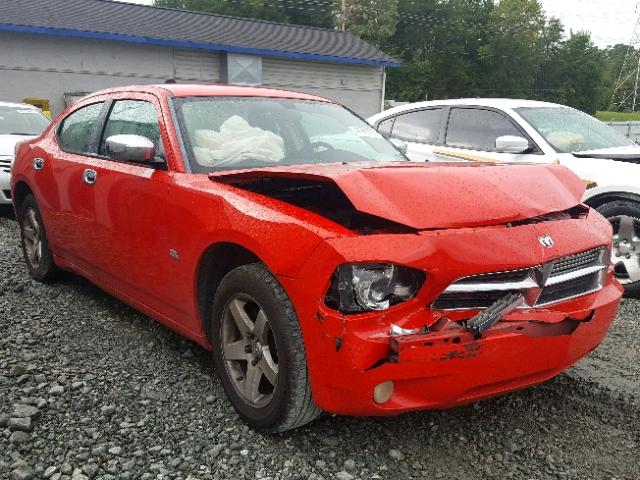 2B3KA33V09H595201 - 2009 DODGE CHARGER SX RED photo 1