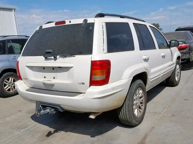 1J4GX58N72C106819 - 2002 JEEP GRAND CHER WHITE photo 4