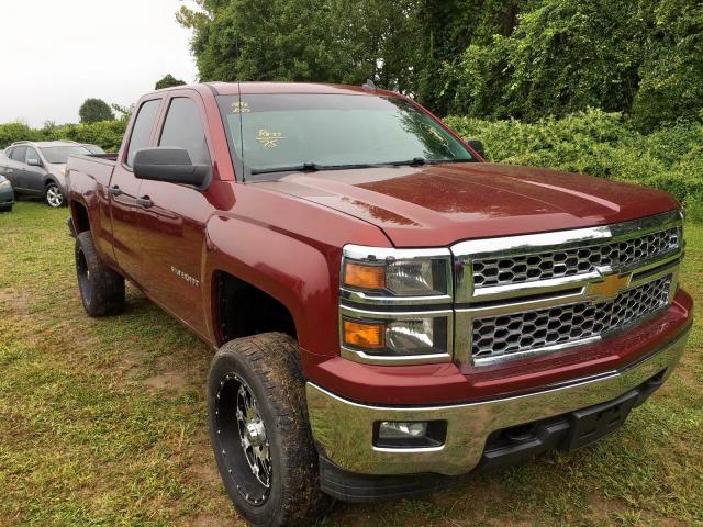 1GCVKREC7EZ117326 - 2014 CHEVROLET SILVERADO RED photo 1