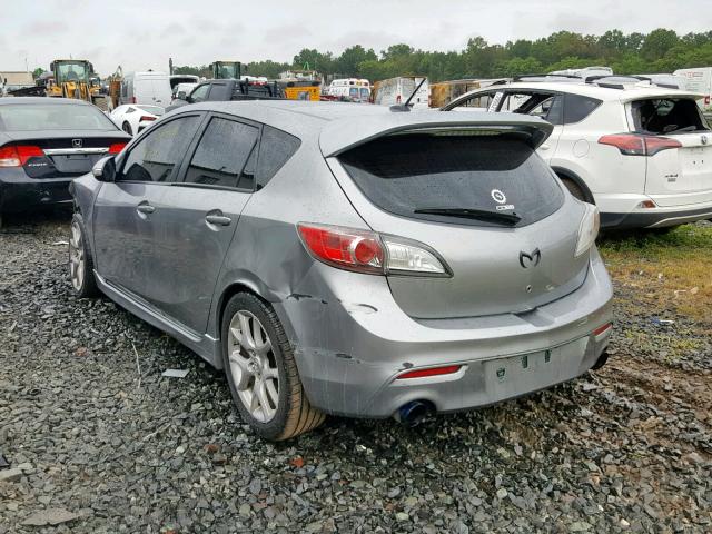 JM1BL1H43A1174685 - 2010 MAZDA SPEED 3 GRAY photo 3