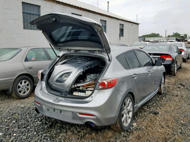 JM1BL1H43A1174685 - 2010 MAZDA SPEED 3 GRAY photo 4