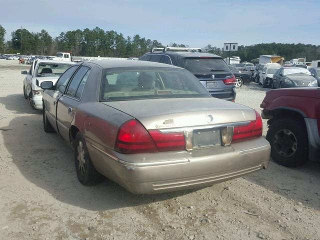 2MEFM75W04X639635 - 2004 MERCURY GRAND MARQ BEIGE photo 3