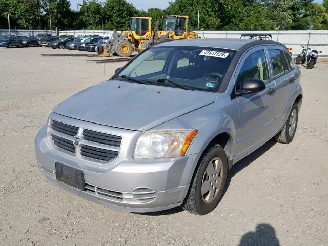 1B3HB28B77D236521 - 2007 DODGE CALIBER SILVER photo 2