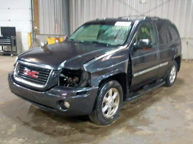 1GKDT13S552108738 - 2005 GMC ENVOY CHARCOAL photo 2