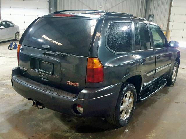 1GKDT13S552108738 - 2005 GMC ENVOY CHARCOAL photo 4