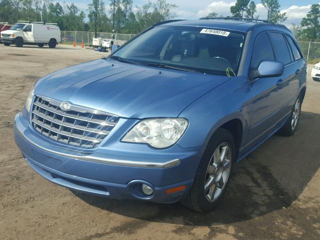 2A8GF78X37R327993 - 2007 CHRYSLER PACIFICA L BLUE photo 2