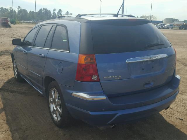 2A8GF78X37R327993 - 2007 CHRYSLER PACIFICA L BLUE photo 3