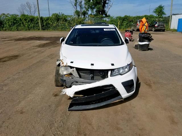 KNAFU6A28A5162171 - 2010 KIA FORTE EX WHITE photo 9