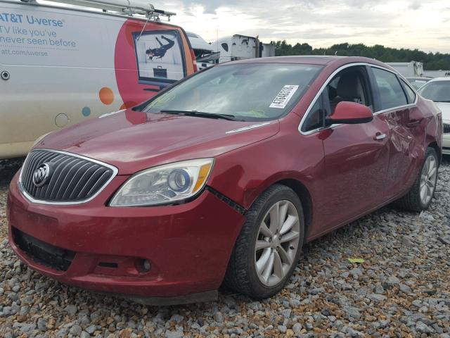 1G4PR5SK3D4235597 - 2013 BUICK VERANO CON RED photo 2