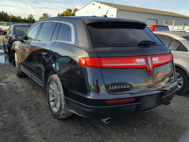 2LMHJ5NK3EBL54530 - 2014 LINCOLN MKT BLACK photo 3