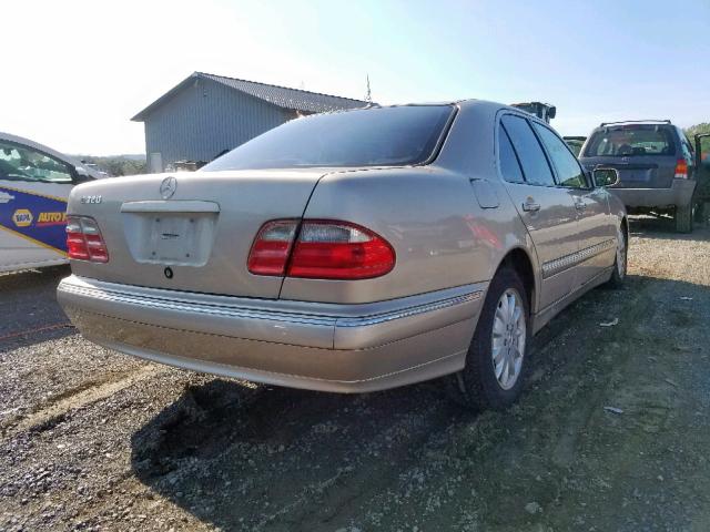 WDBJF65J11B280409 - 2001 MERCEDES-BENZ E 320 GOLD photo 4