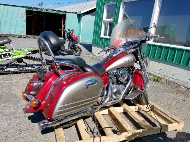 JKBVNKD137A015107 - 2007 KAWASAKI VN1600 D RED photo 4