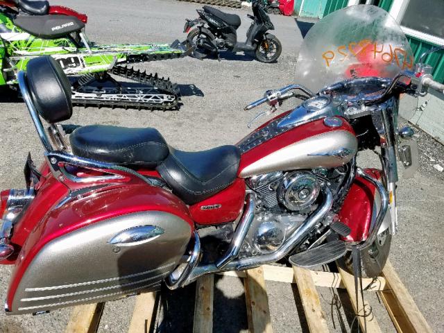 JKBVNKD137A015107 - 2007 KAWASAKI VN1600 D RED photo 5