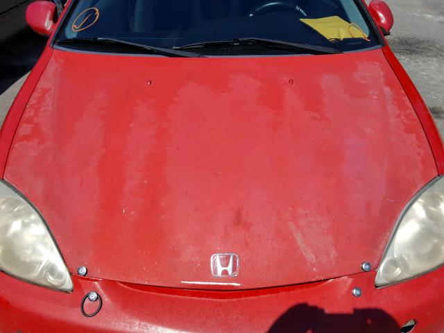 JHMZE1358YT004490 - 2000 HONDA INSIGHT RED photo 7