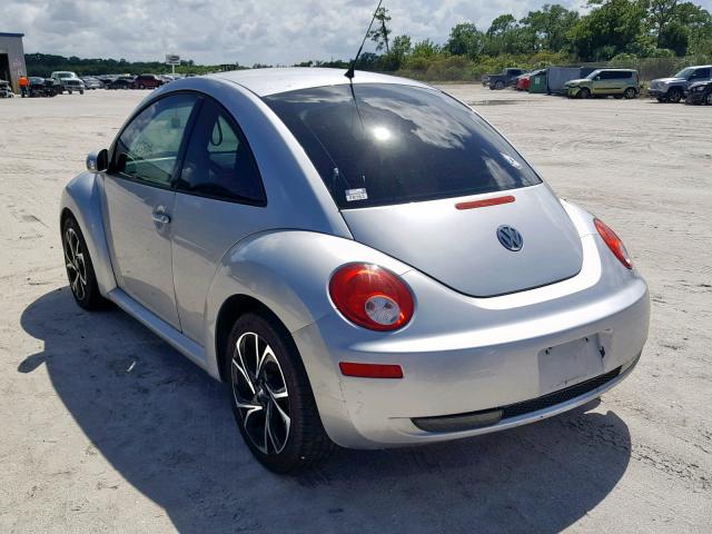 3VWEW31C77M509523 - 2007 VOLKSWAGEN NEW BEETLE ვერცხლისფერი ფოტო 3