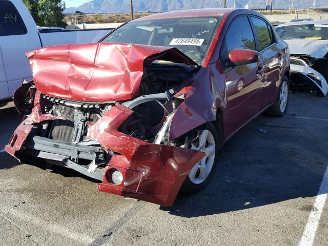 3N1AB61EX8L678638 - 2008 NISSAN SENTRA 2.0 RED photo 2