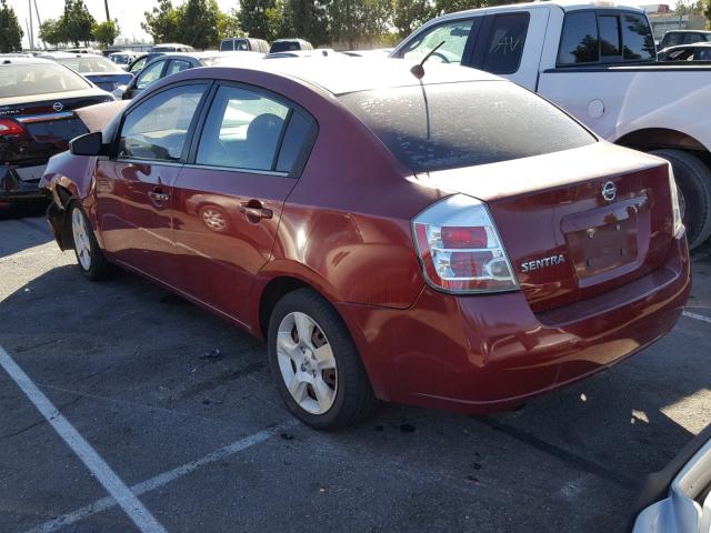 3N1AB61EX8L678638 - 2008 NISSAN SENTRA 2.0 RED photo 3