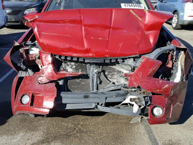 3N1AB61EX8L678638 - 2008 NISSAN SENTRA 2.0 RED photo 9