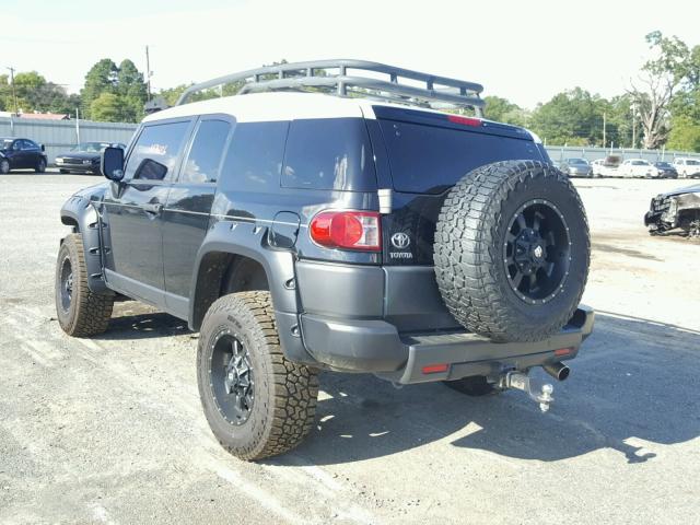 JTEZU11F170001801 - 2007 TOYOTA FJ CRUISER BLACK photo 3