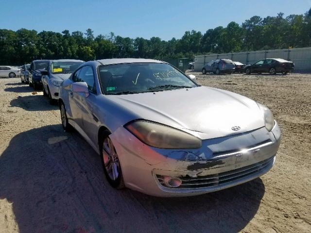 KMHHM66D67U243539 - 2007 HYUNDAI TIBURON GS SILVER photo 1