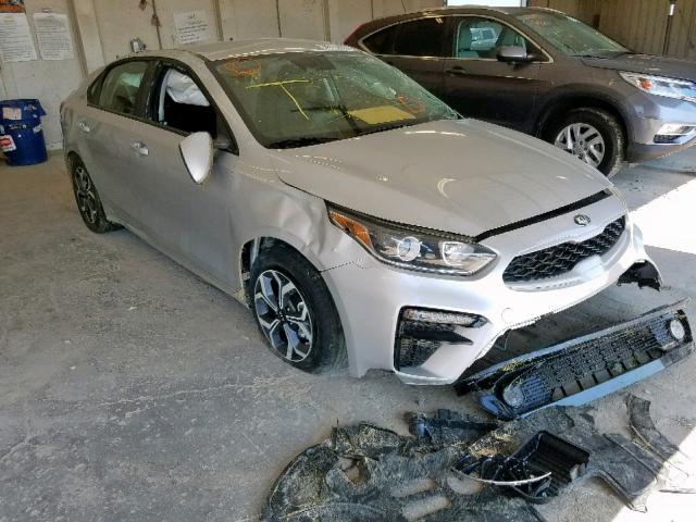 3KPF24AD1KE064779 - 2019 KIA FORTE FE SILVER photo 1