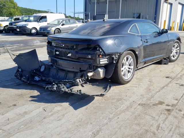 2G1FA1E3XC9168831 - 2012 CHEVROLET CAMARO LS BLACK photo 4