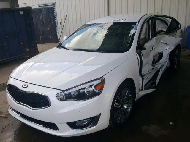 KNALN4D77F5194709 - 2015 KIA CADENZA PR WHITE photo 2