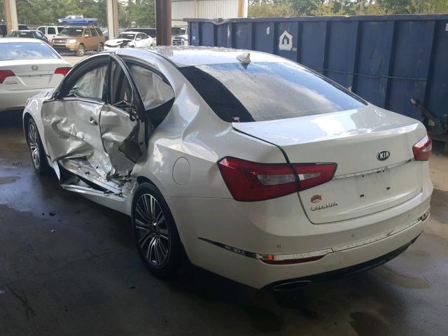 KNALN4D77F5194709 - 2015 KIA CADENZA PR WHITE photo 3